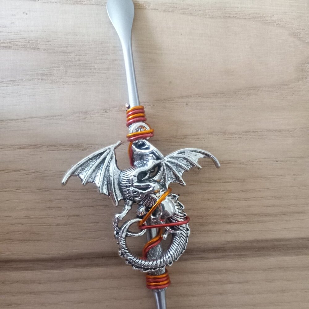 Dragon Wax Carving Tool, Dab Tool, Dabber Dabbing Wand, Handmade Wire Wrapped W…
